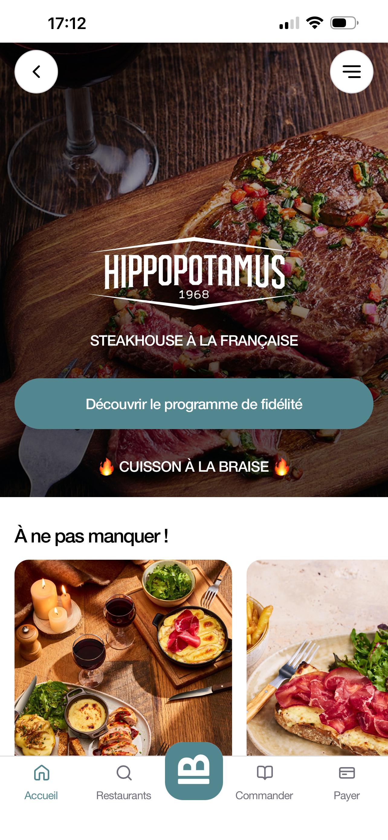 Cumulez des points 
à chaque repas